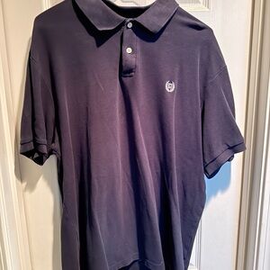 Chaps Polo Shirt Men’s XL Cotton Blend Classic Fit Black